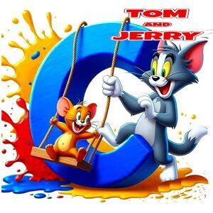 FULL COLOR WOODEN ENGRAVING SOUVENIRS LETTHER -C-  "CLASSIC CARTOON"COD/ALOVA379